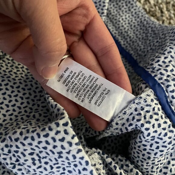 St. Tropez West Polka Dot Mid Rise Classic Shorts Women's Size 4 Preppy Stretch - Picture 3 of 7